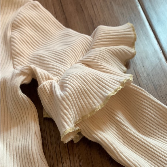 Cream Kids Shirt with Pumpkin Design - Picture 3 of 8